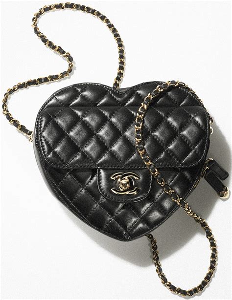 chanel heart clasp bag|Chanel heart bag price.